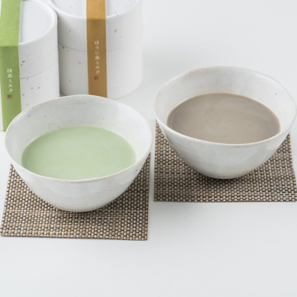 ミルクセット(抹茶ミルク・ほうじ茶ミルク)