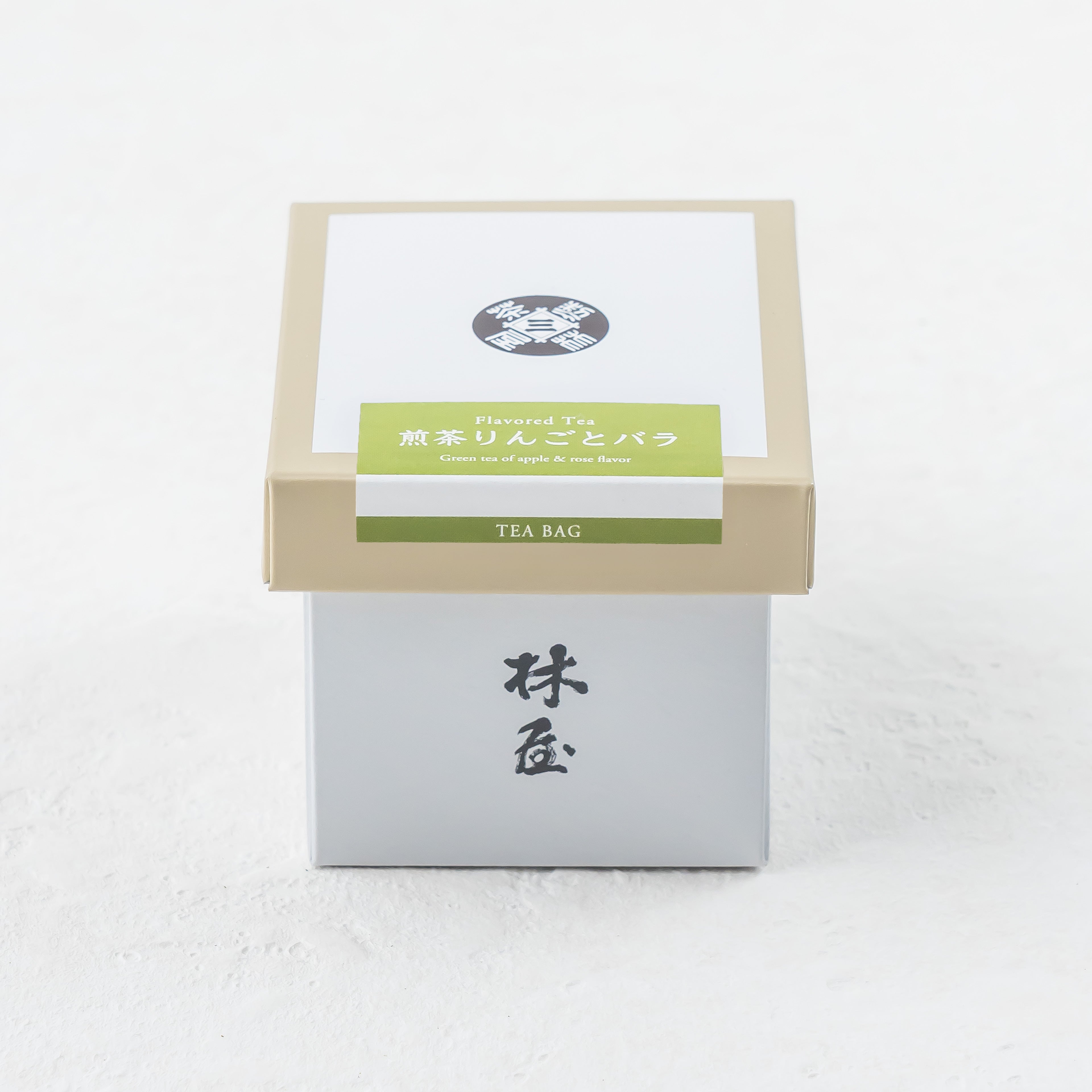 フレーバードティー「煎茶りんごとバラ」茶箱（ティーバッグ　5袋）